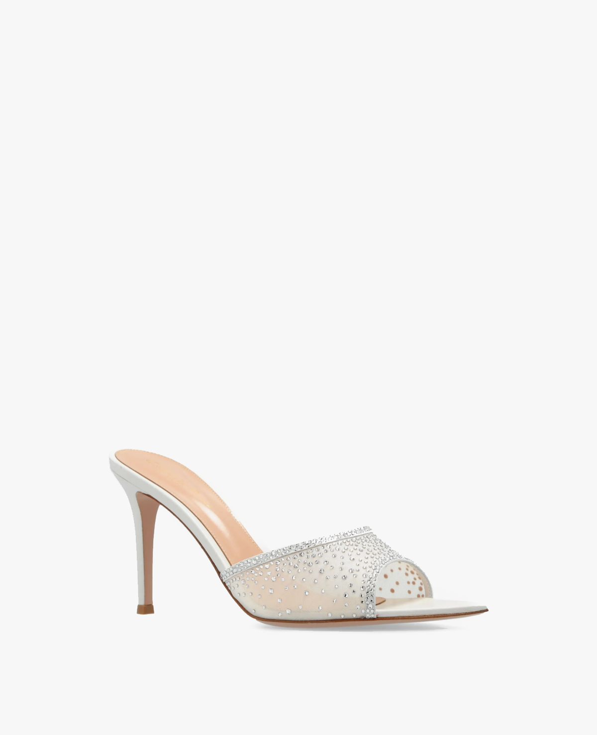 Gianvito Rossi Rania Mule 85 Off White