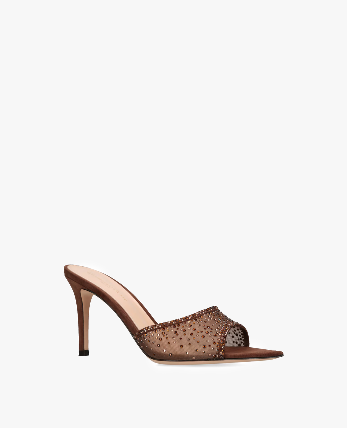 Gianvito Rossi Rania Mule 85 Brown