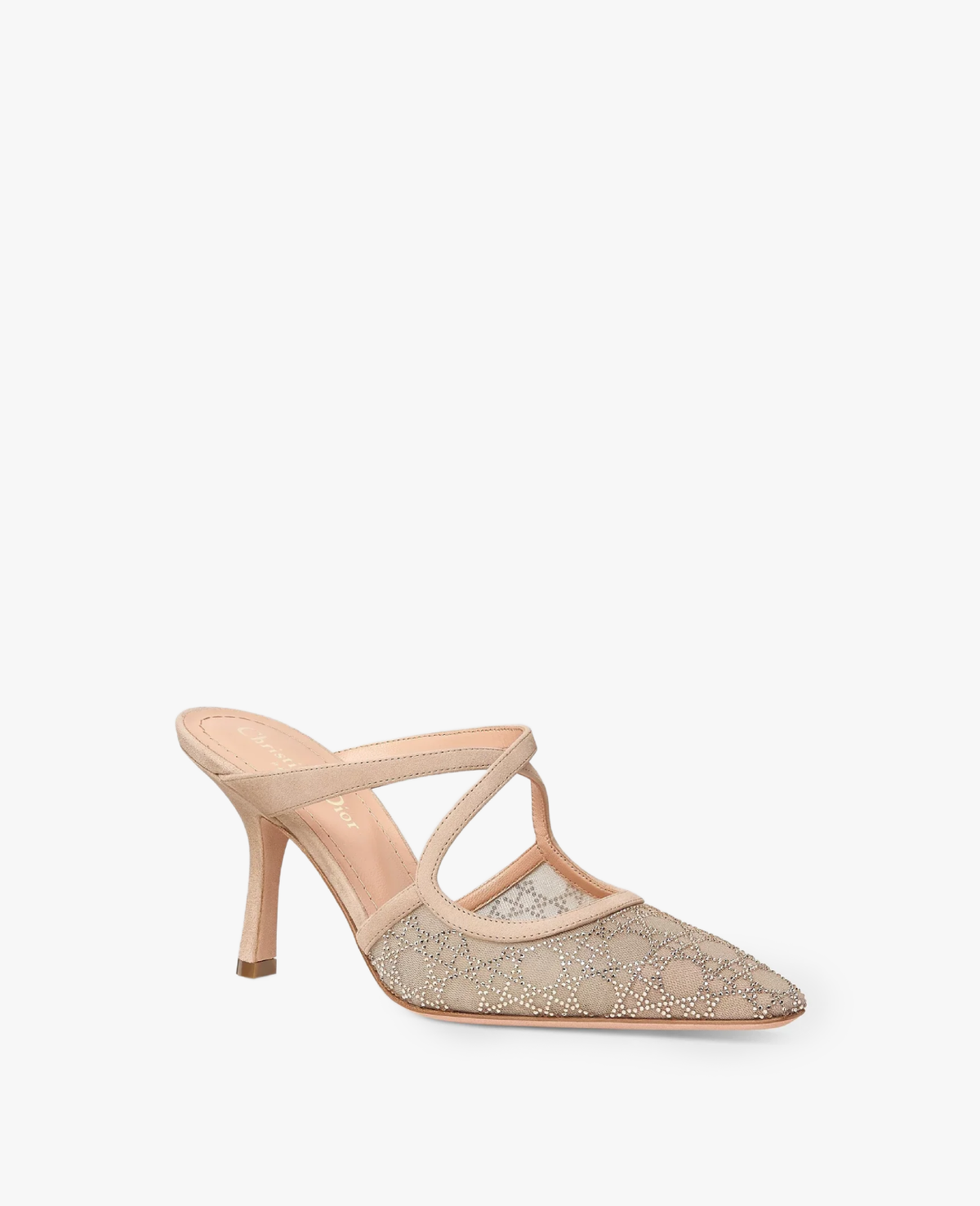 Dior Capture Heeled Mule Nude