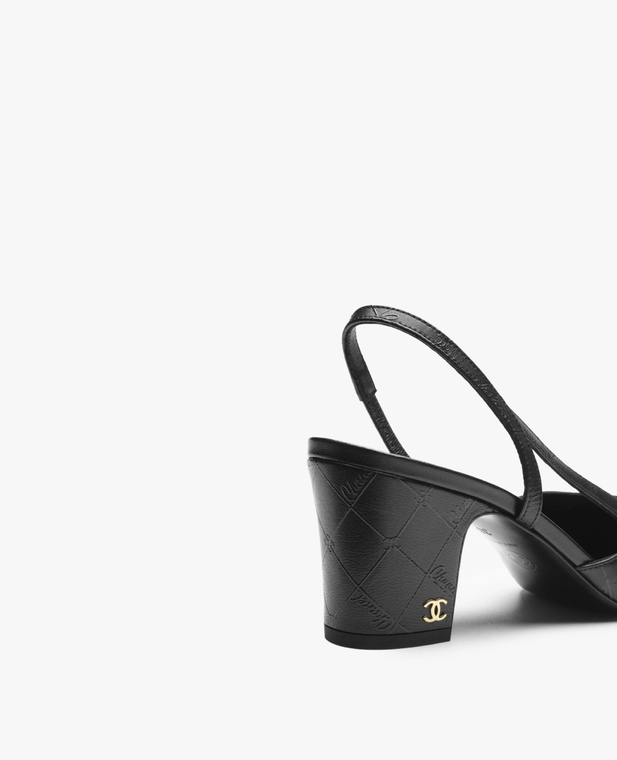 Chanel Black Slingbacks Pumps