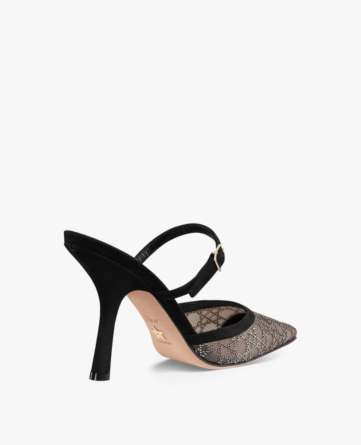 Dior Capture Heeled Mule Black