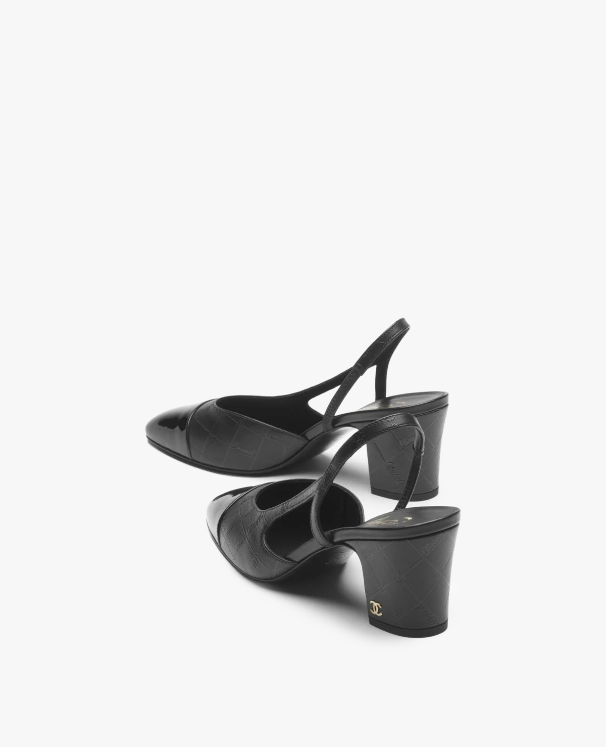 Chanel Black Slingbacks Pumps