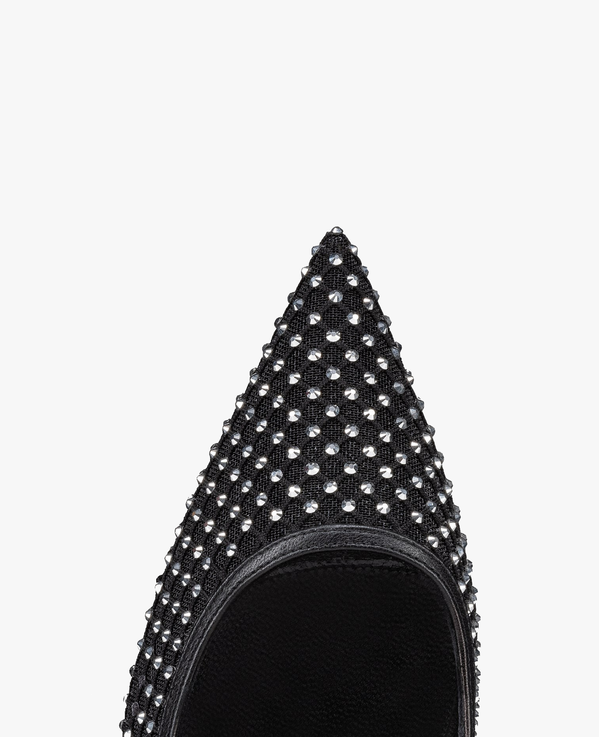 Christian Louboutin Apostropha Mesh Strass 80 mm Pumps Black
