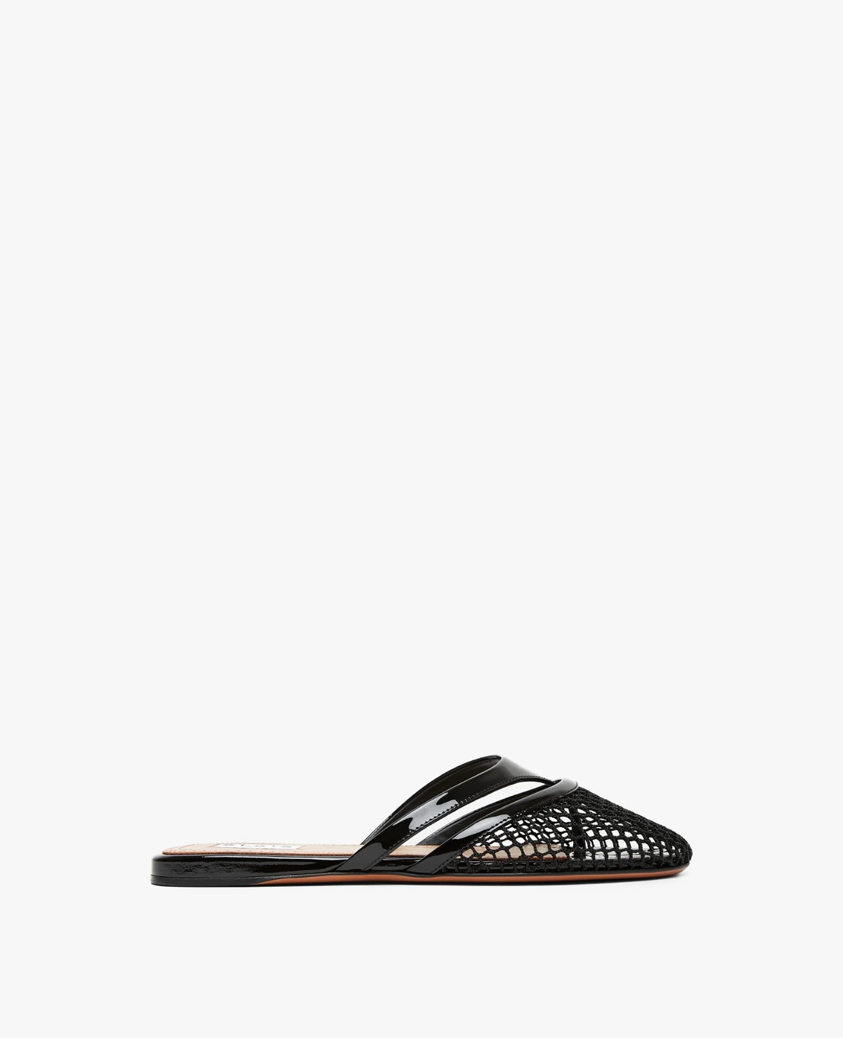 Alaïa Infradito Flat Mules Black