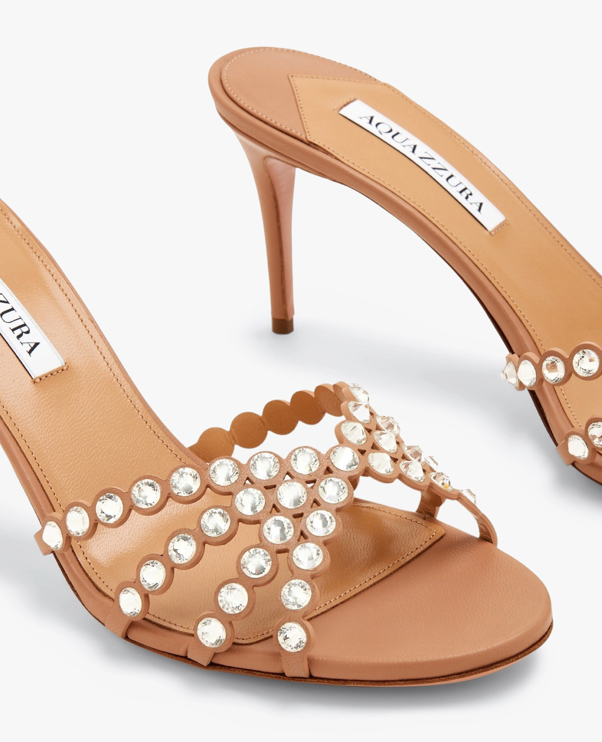 Aquazzura Tequila Mule 75 mm Pink