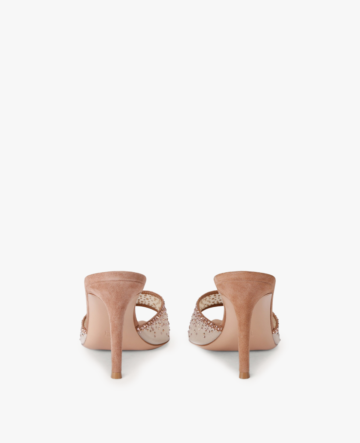 Gianvito Rossi Rania Mule 85 Dark Beige