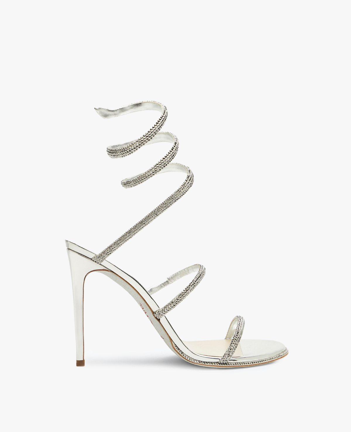 René Caovilla Cleo Silver Sandal