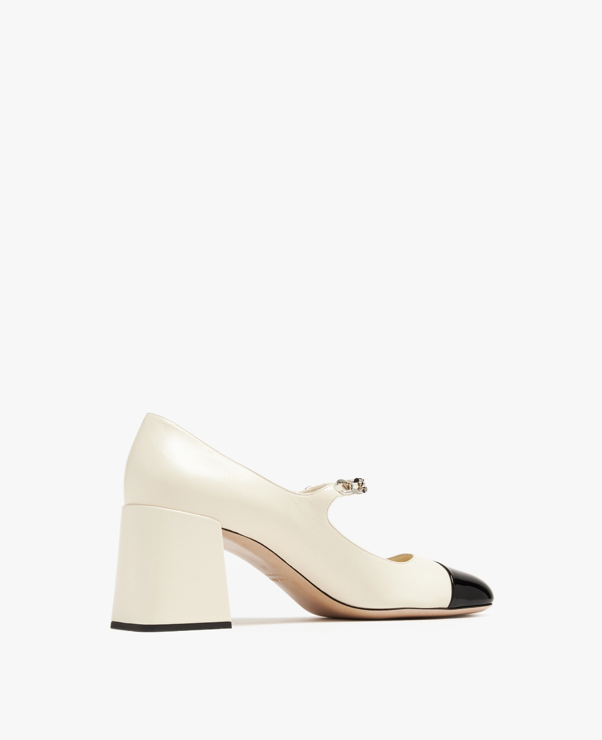 Miu Miu Patent Leather Pumps Ivory Black