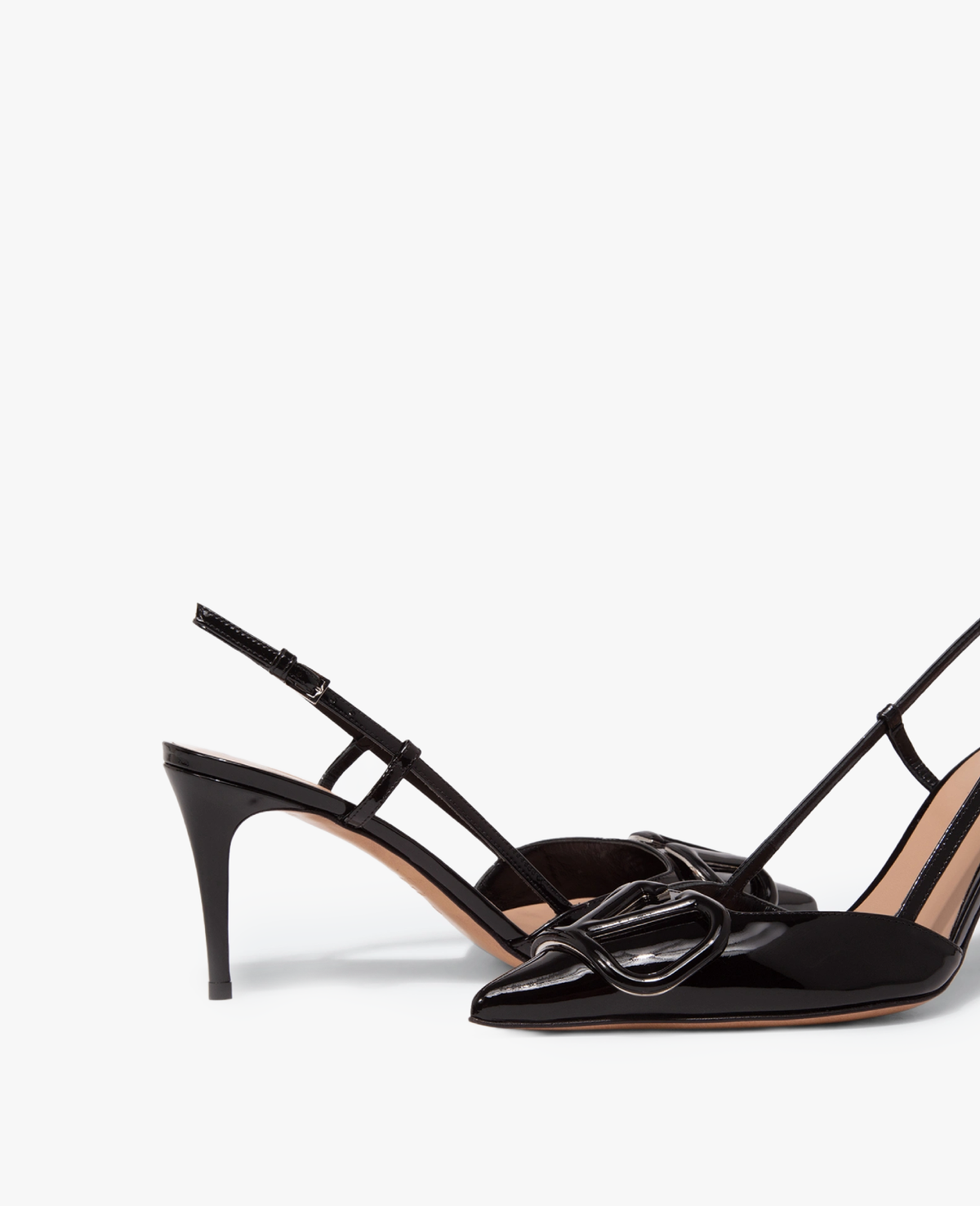 Valentino Vlogo Signature Slingback Black Pump