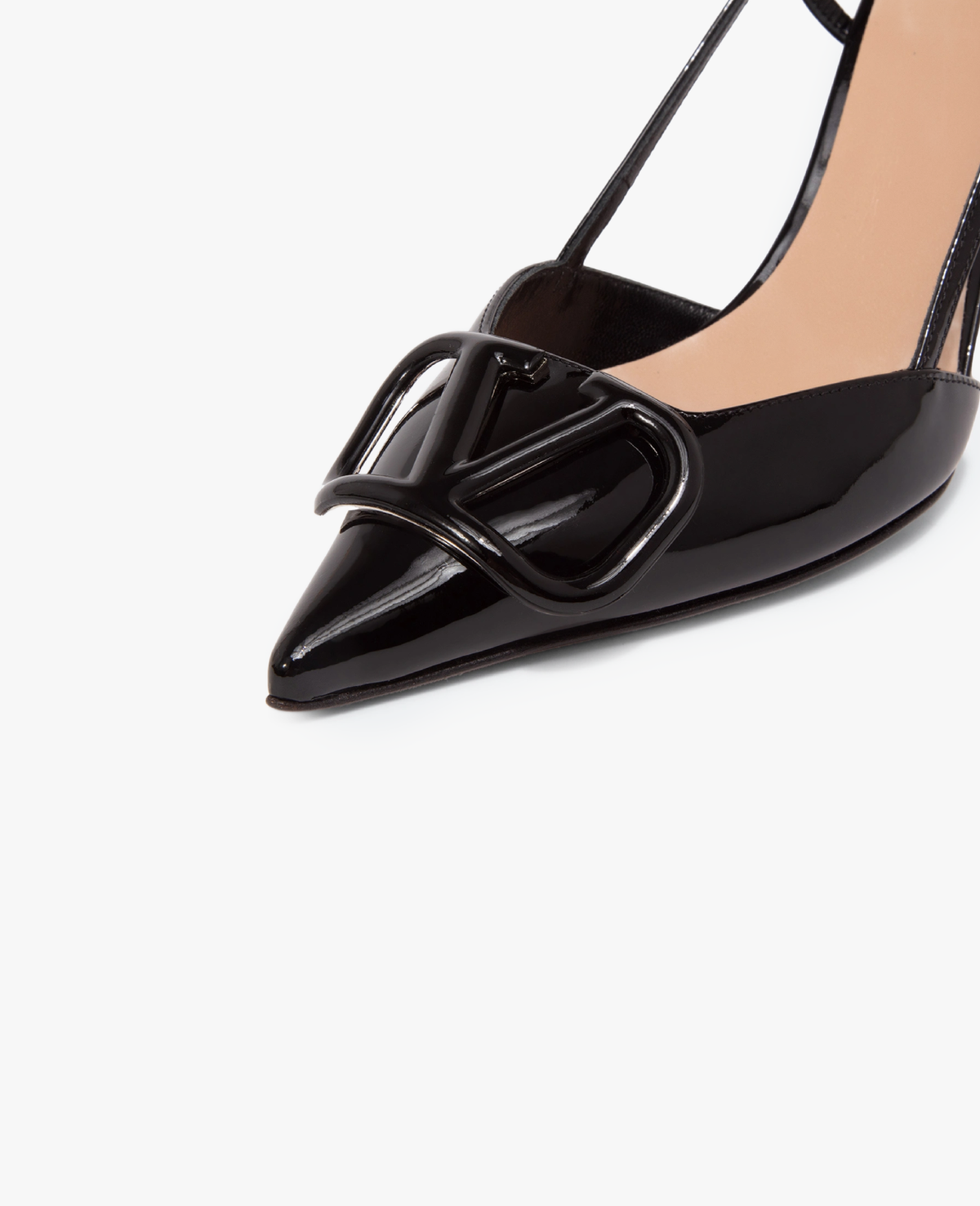 Valentino Vlogo Signature Slingback Black Pump