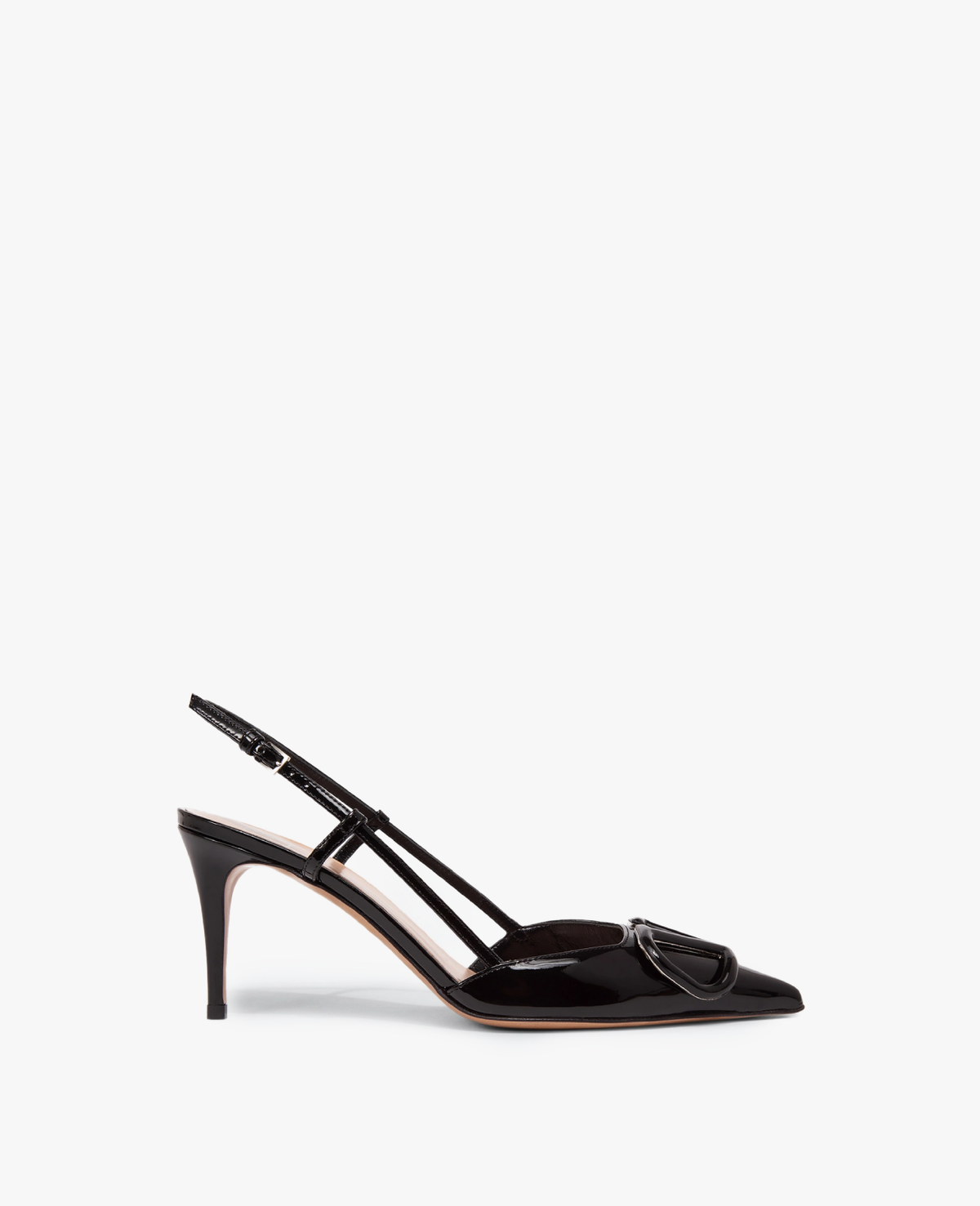 Valentino Vlogo Signature Slingback Black Pump