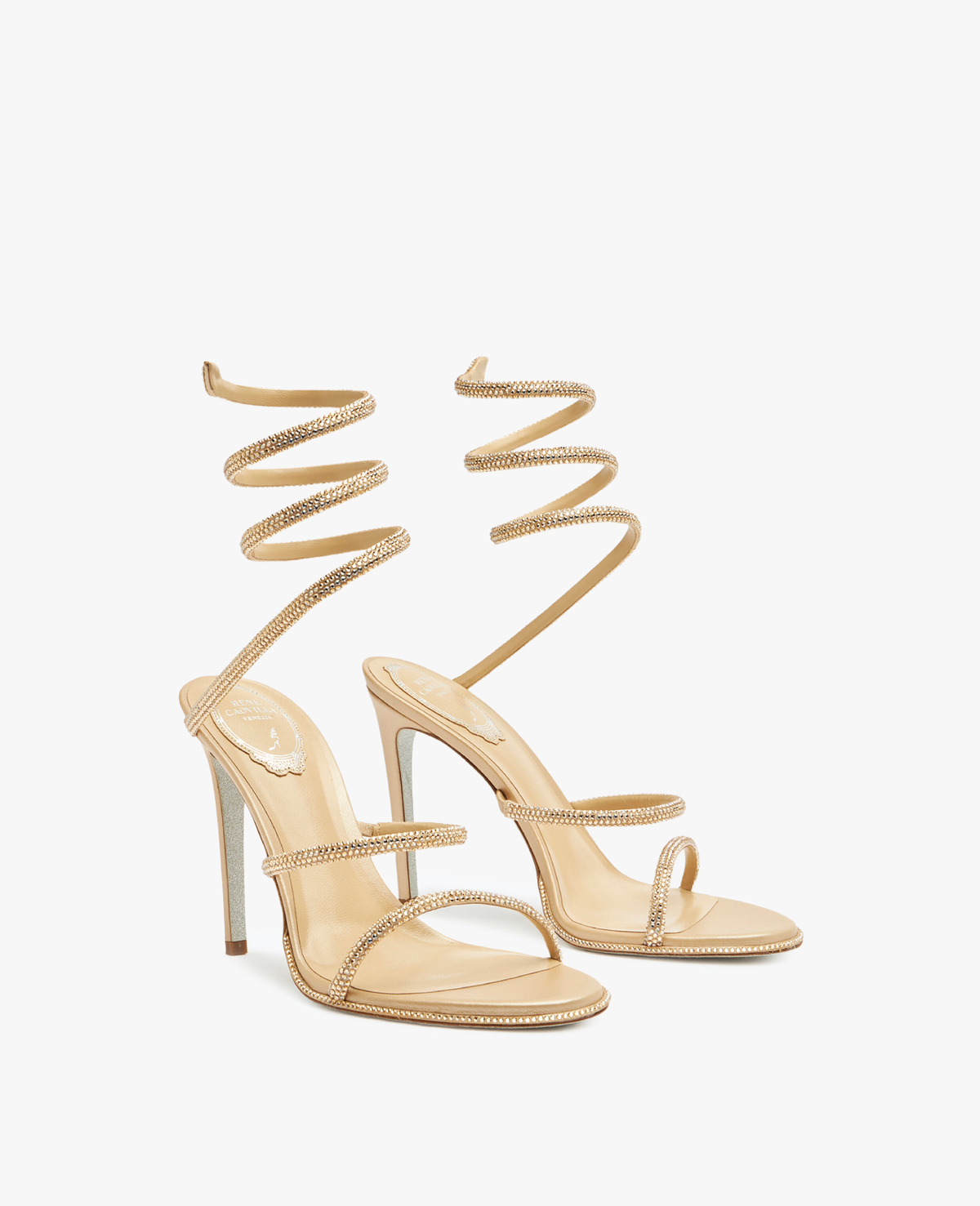 René Caovilla Cleo Beige Sandal