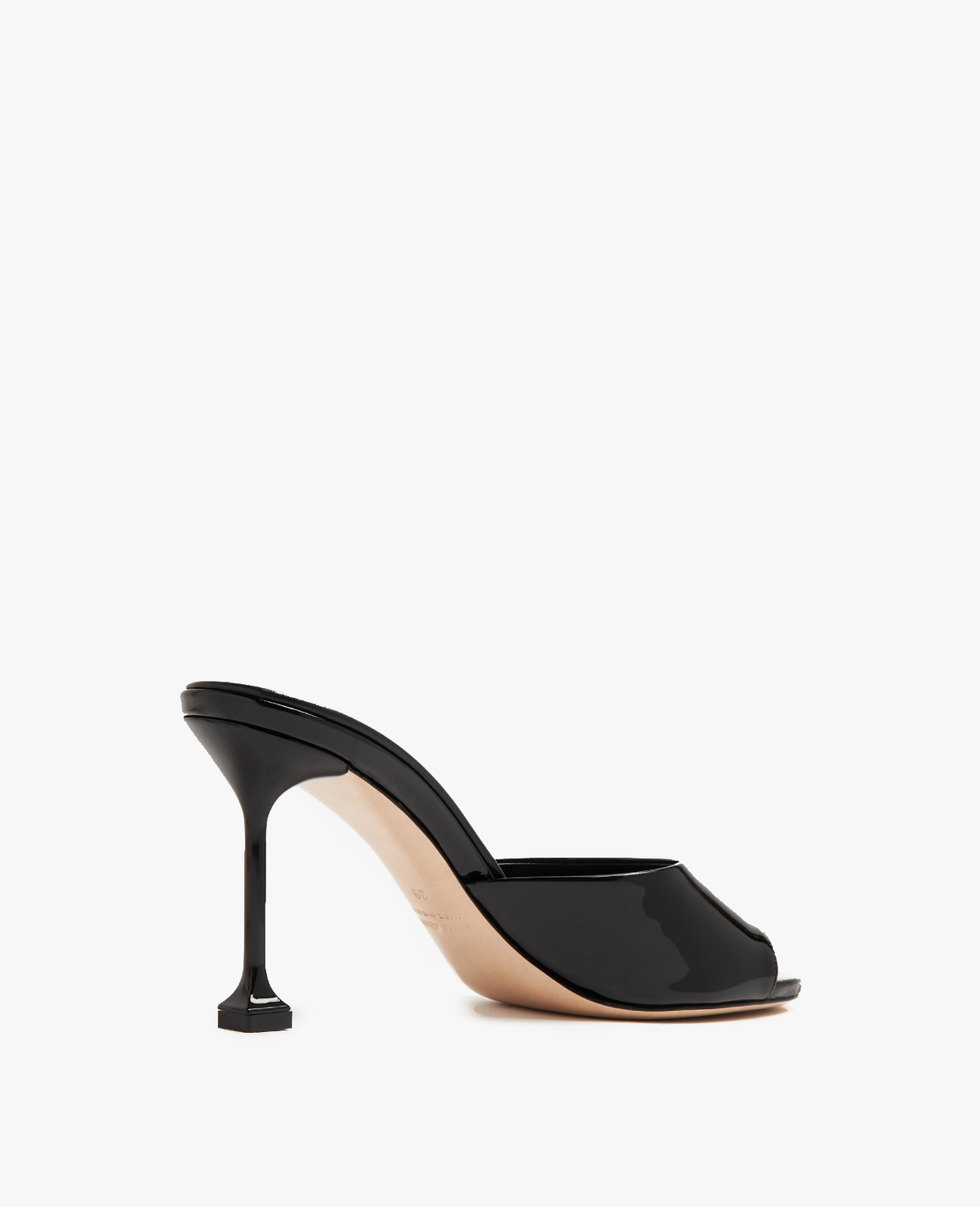 Miu Miu Patent Leather Mules Black