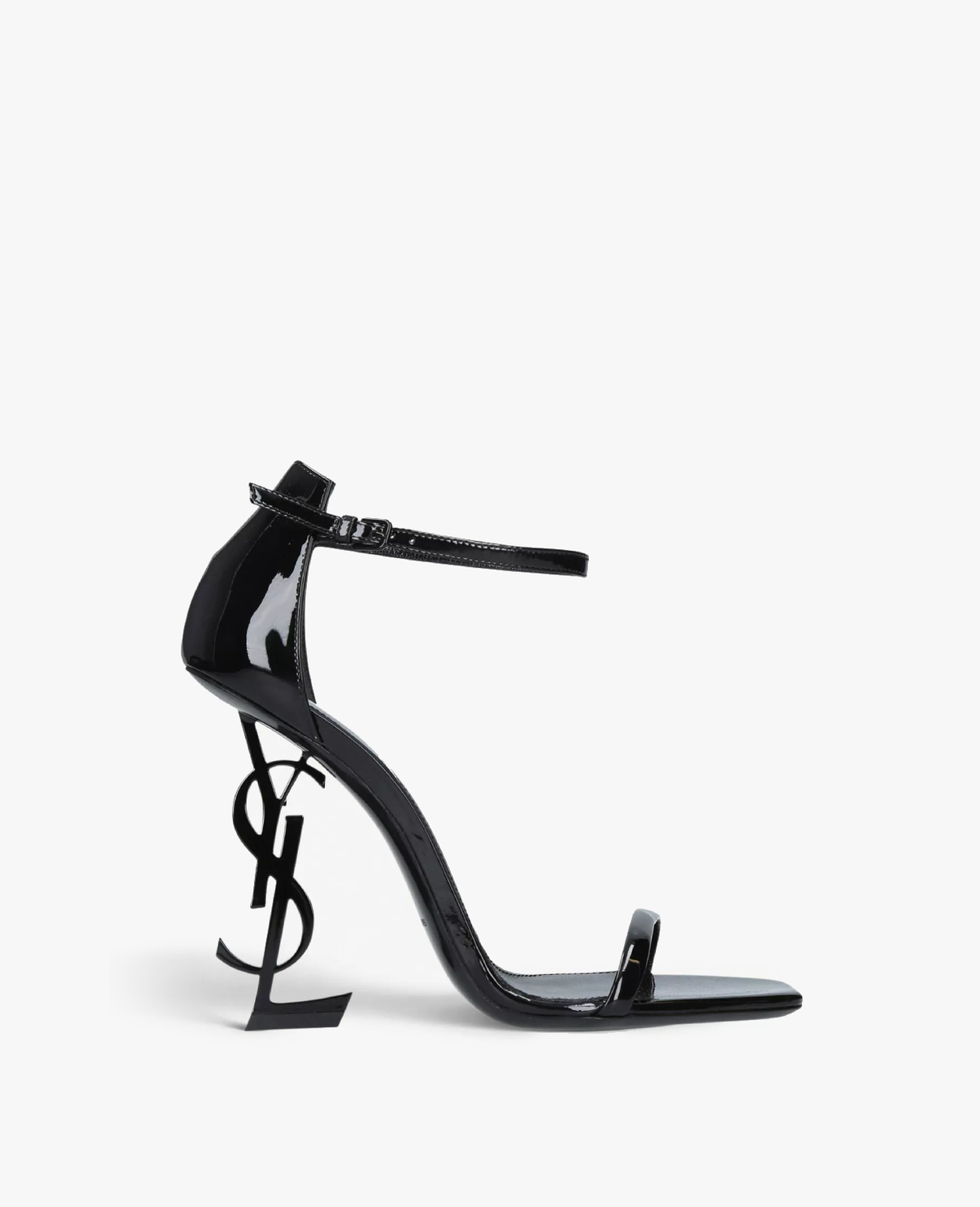 Saint Laurent Black Opyum Sandals