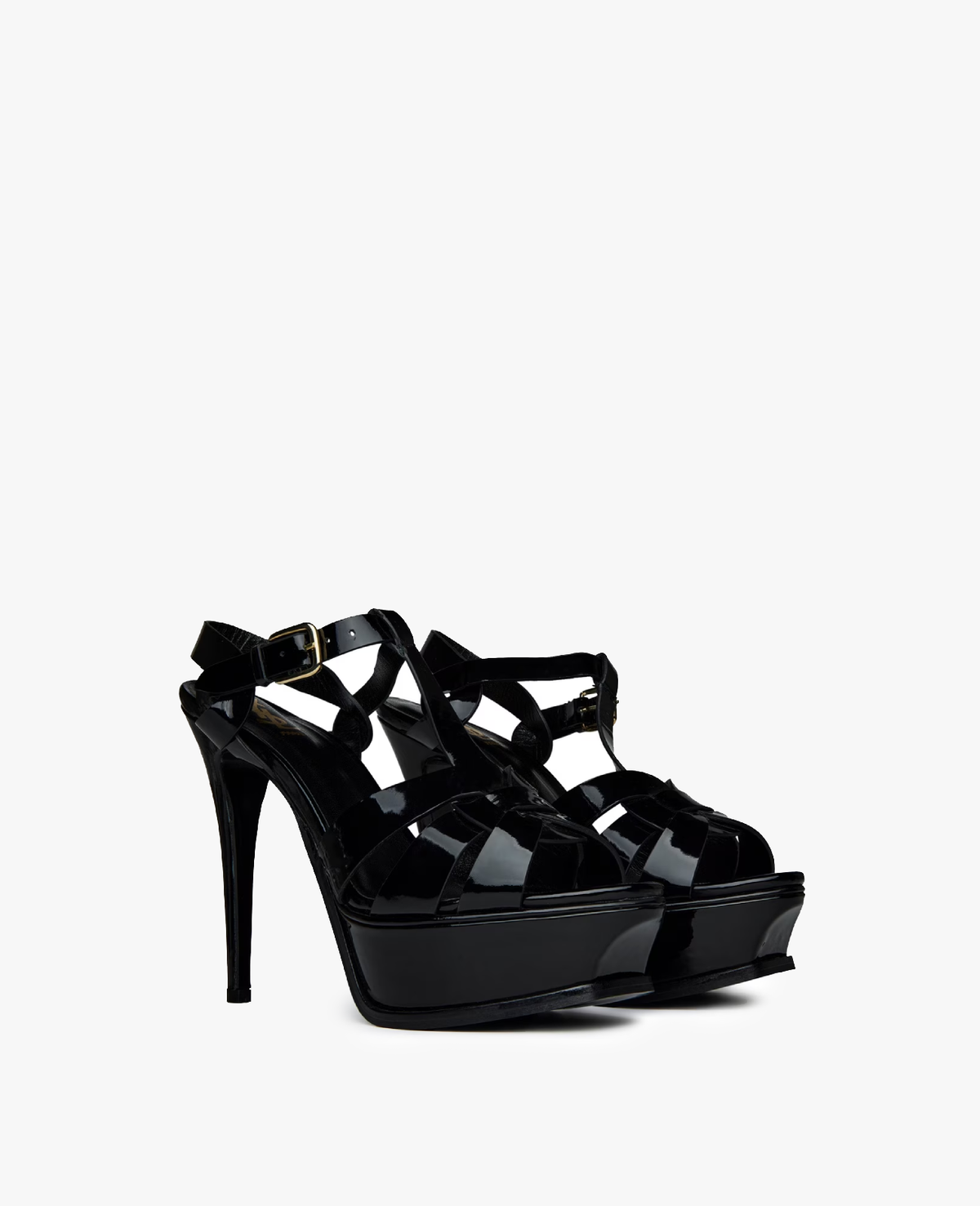 Saint Laurent Tribute Black Sandals
