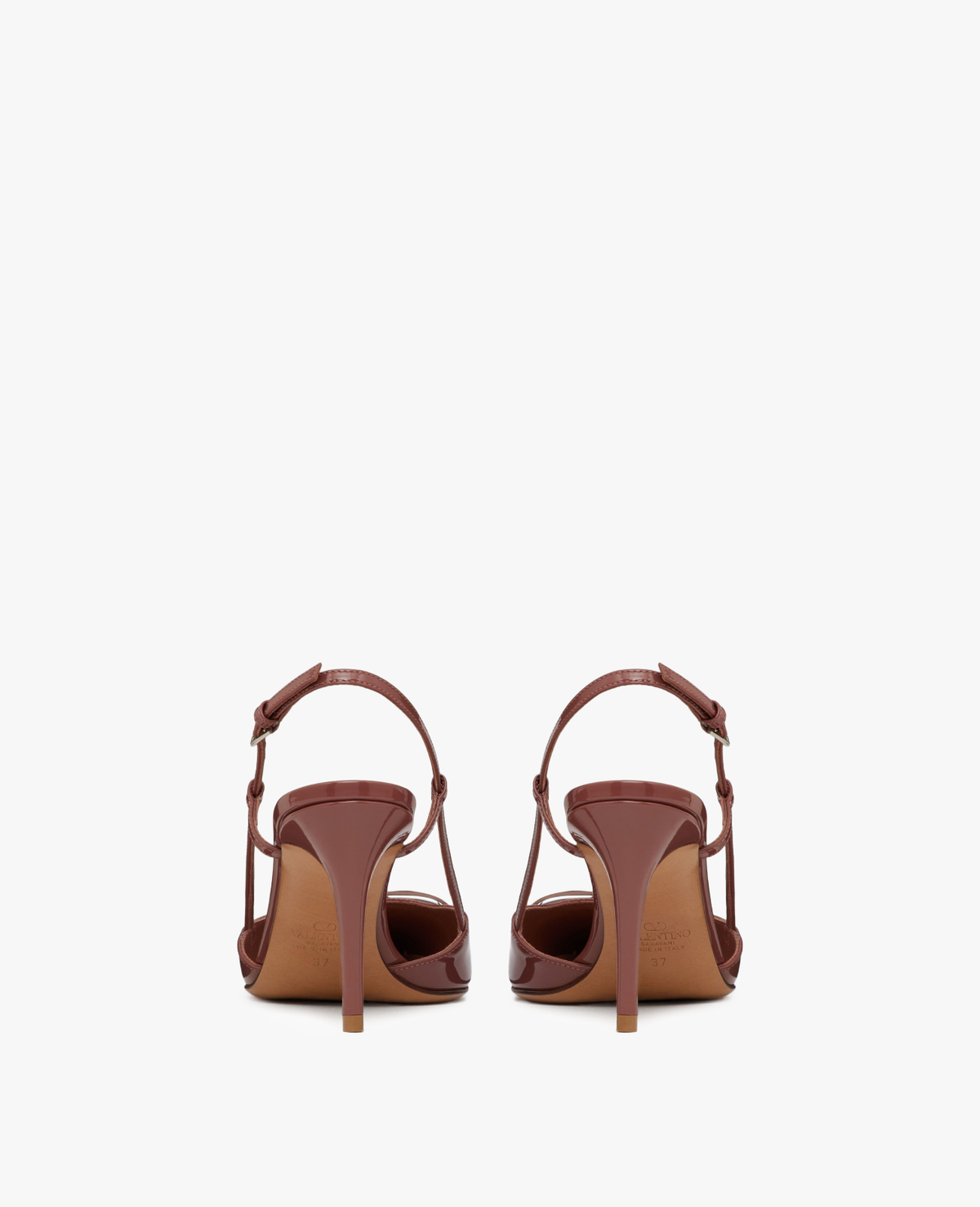 Valentino Vlogo Signature Slingback Brown Pump