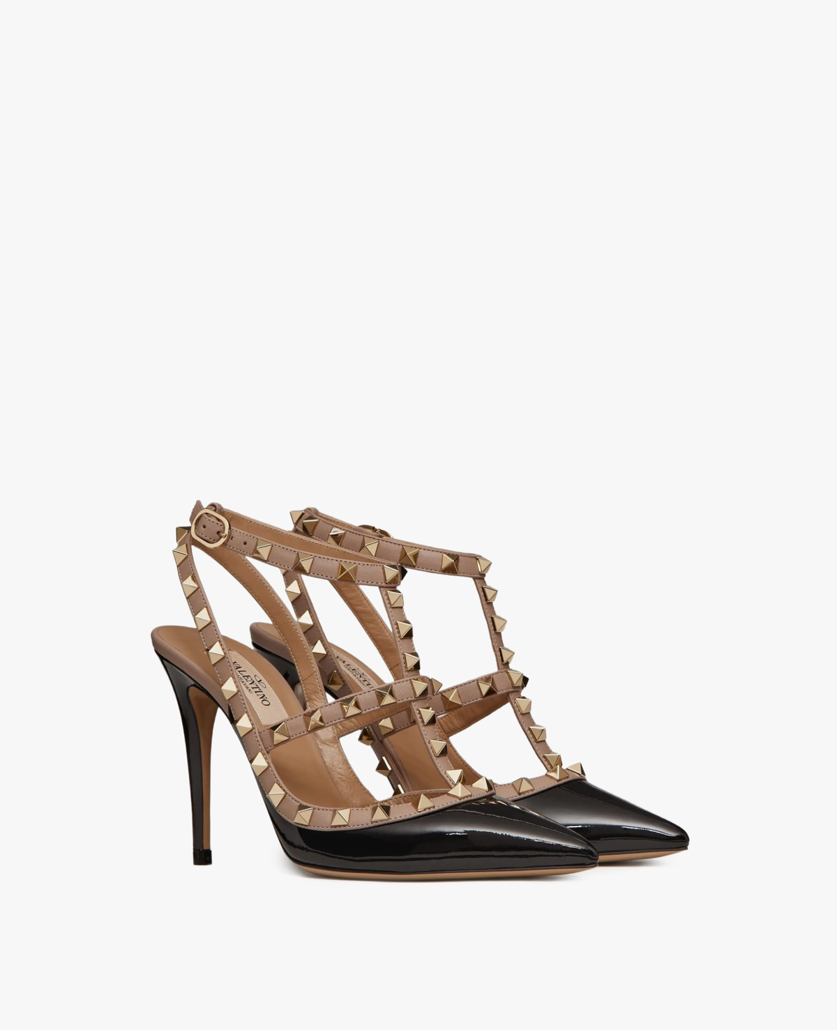 Valentino Rockstud Caged Black Pump
