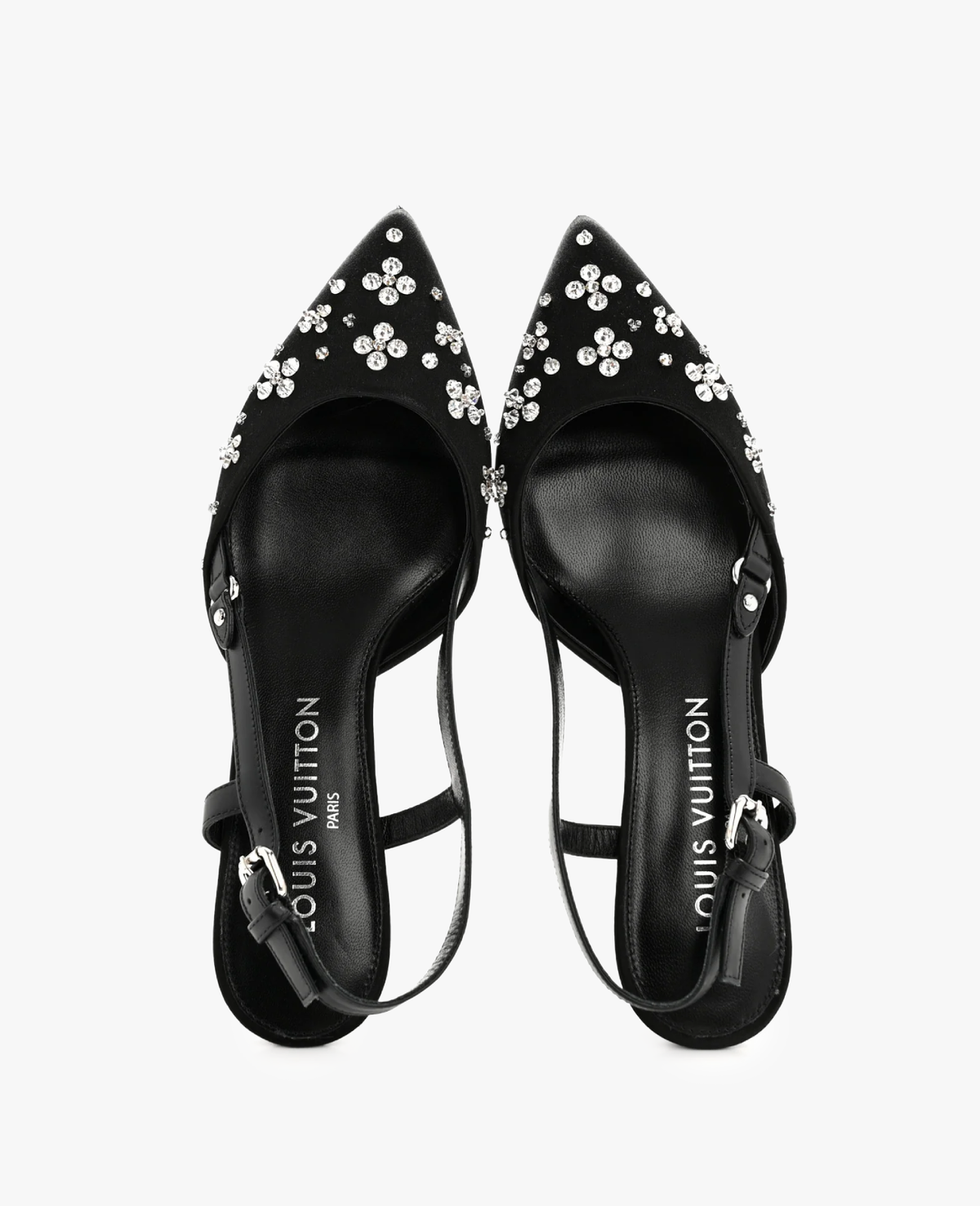 LV Mirage Blossom Slingback Pump Black