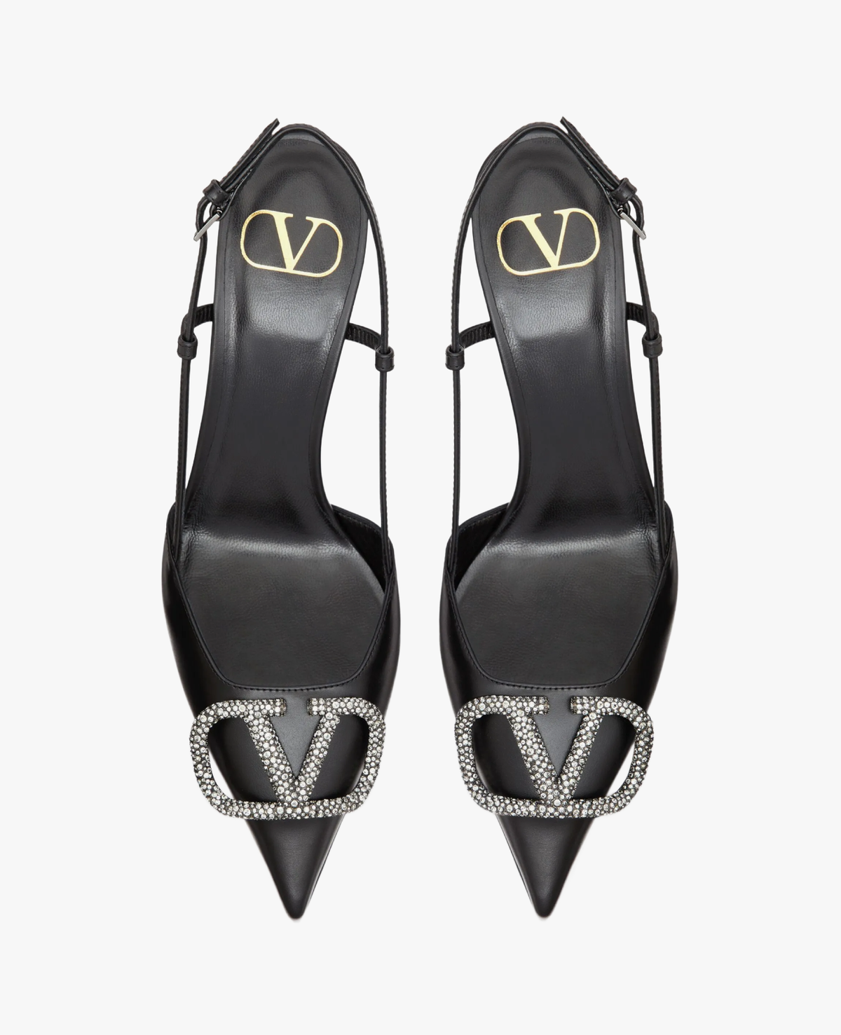 Valentino Garavani VLogo Signature Slingback pumps Black