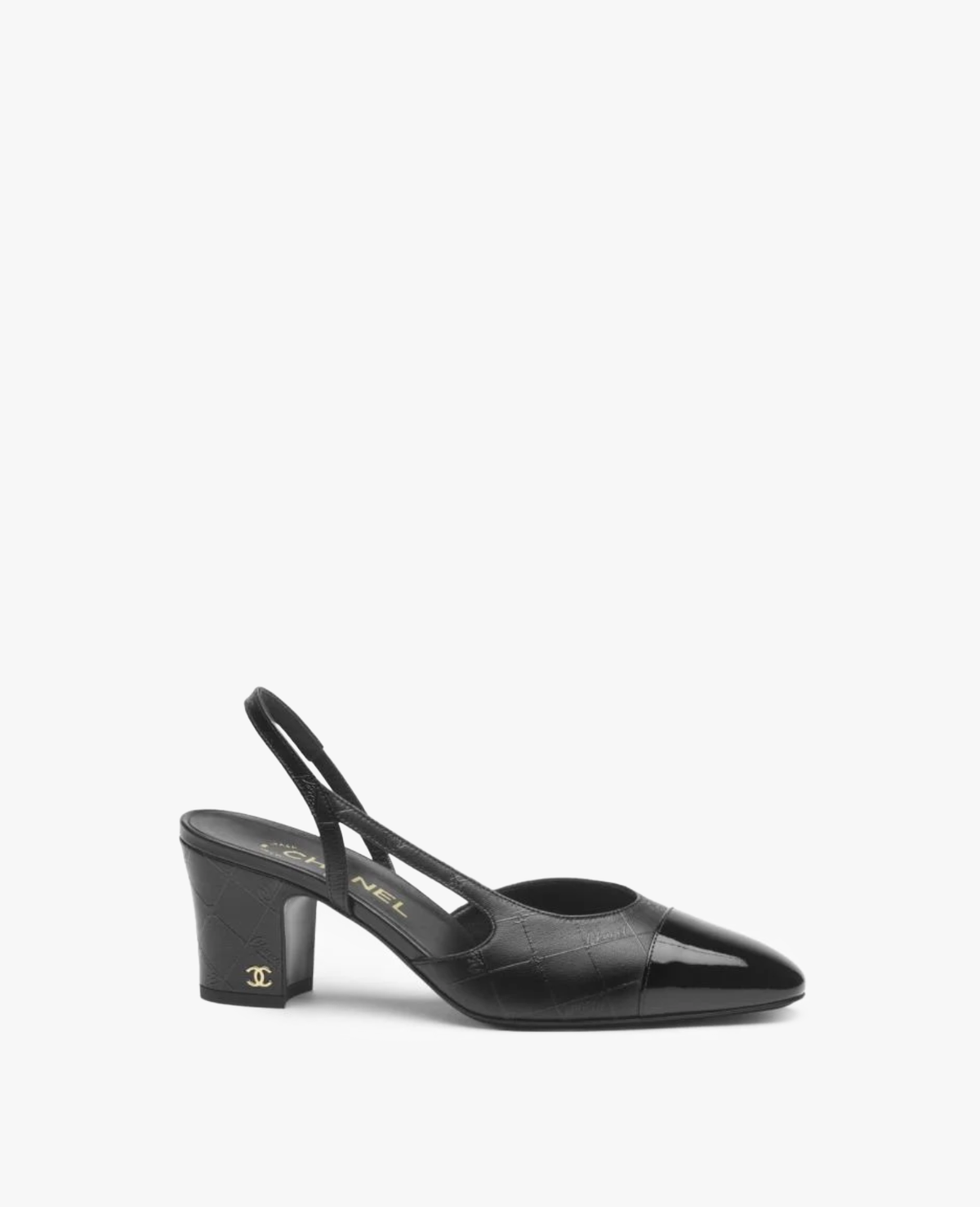 Chanel Black Slingbacks Pumps