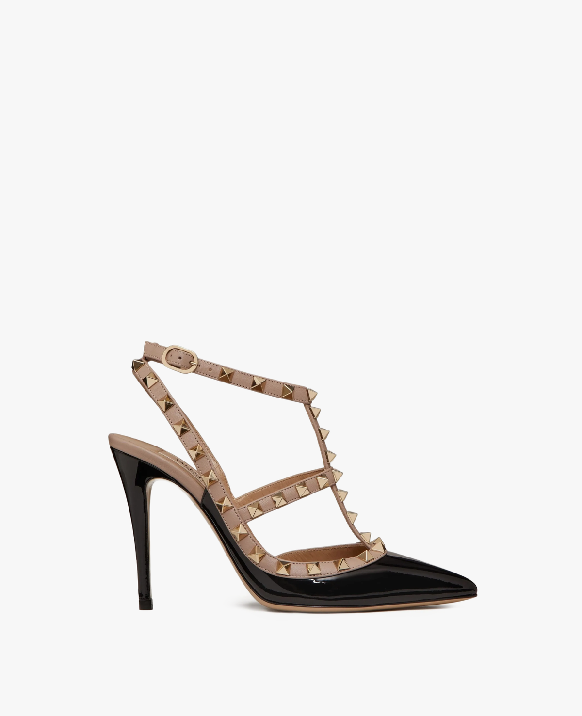 Valentino Rockstud Caged Black Pump
