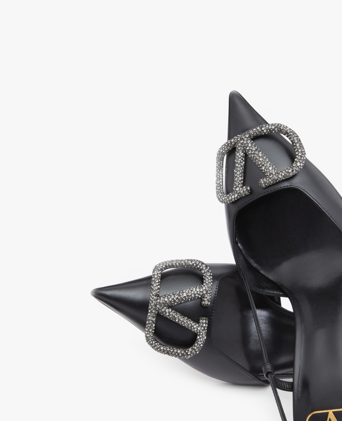 Valentino Garavani VLogo Signature Slingback pumps Black