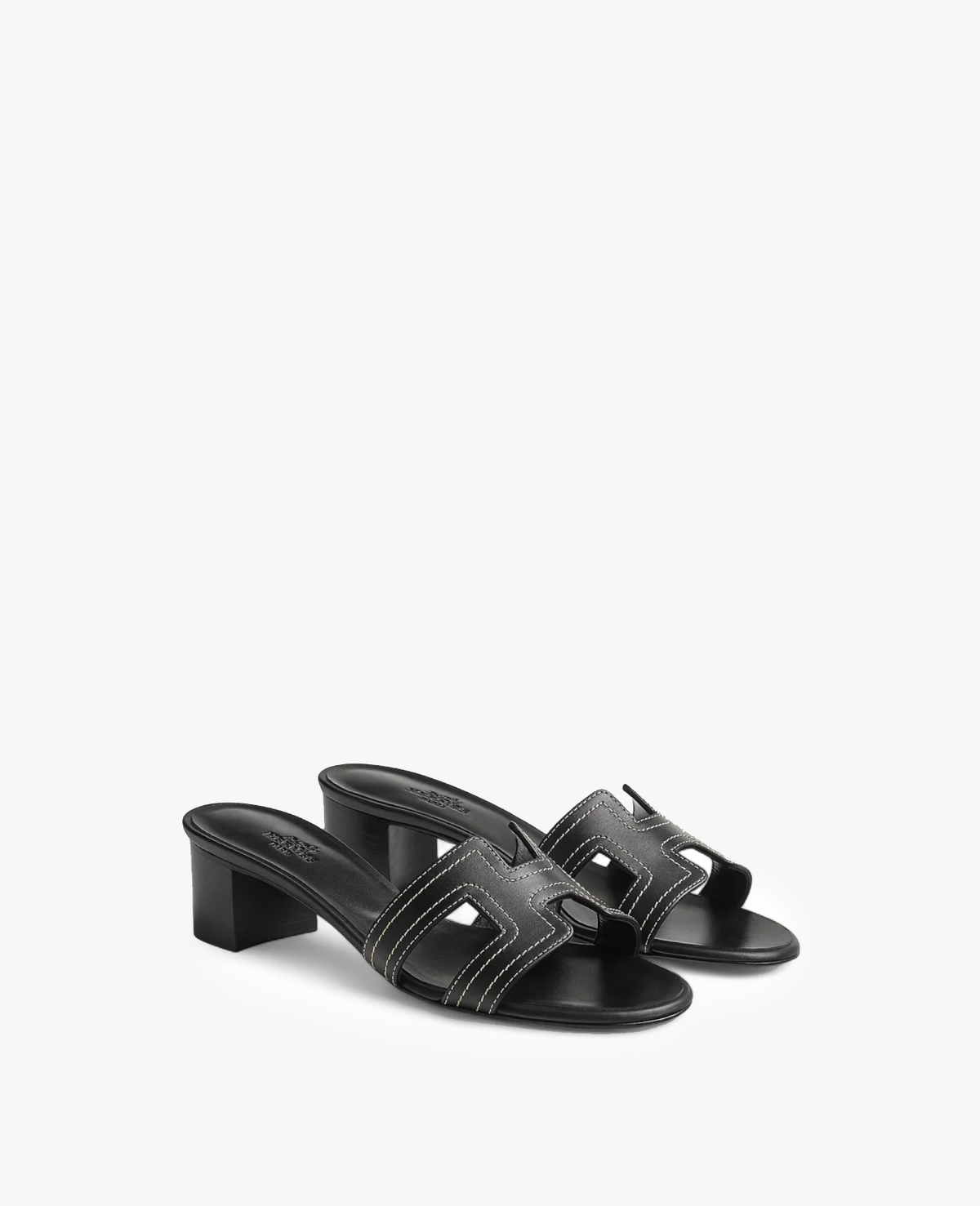 Hermes Oasis Sandal 50 mm Noir