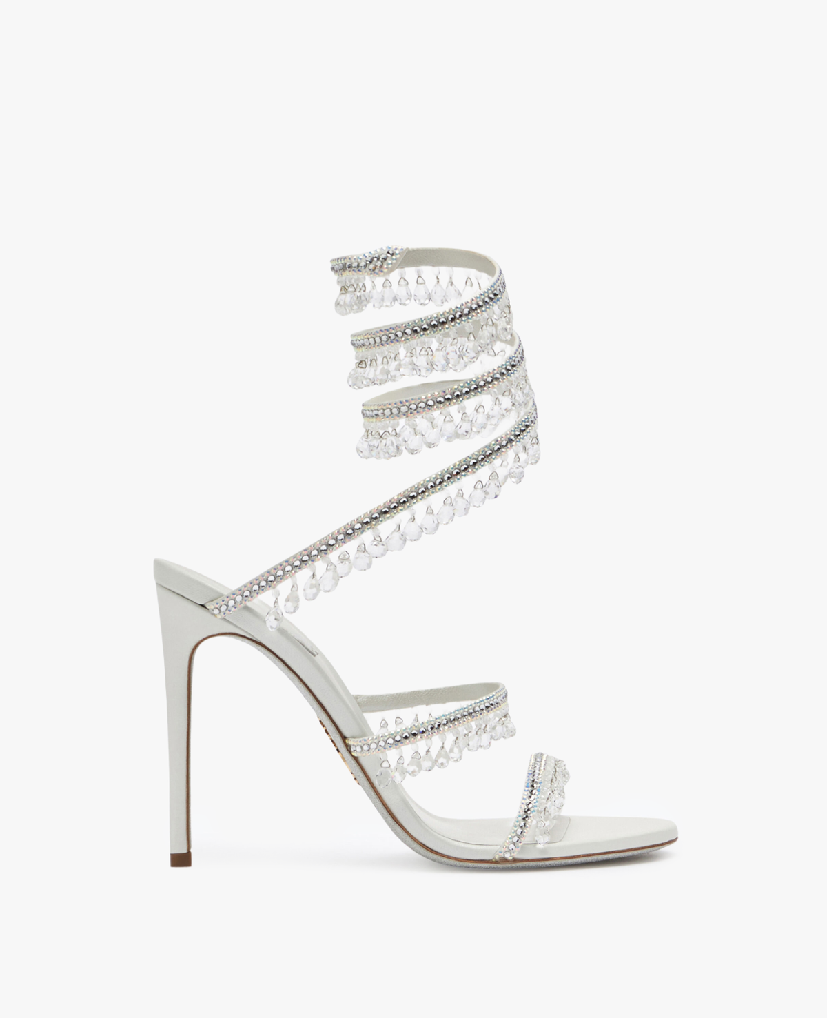 René Caovilla Chandelier Ivory Sandal 105 mm