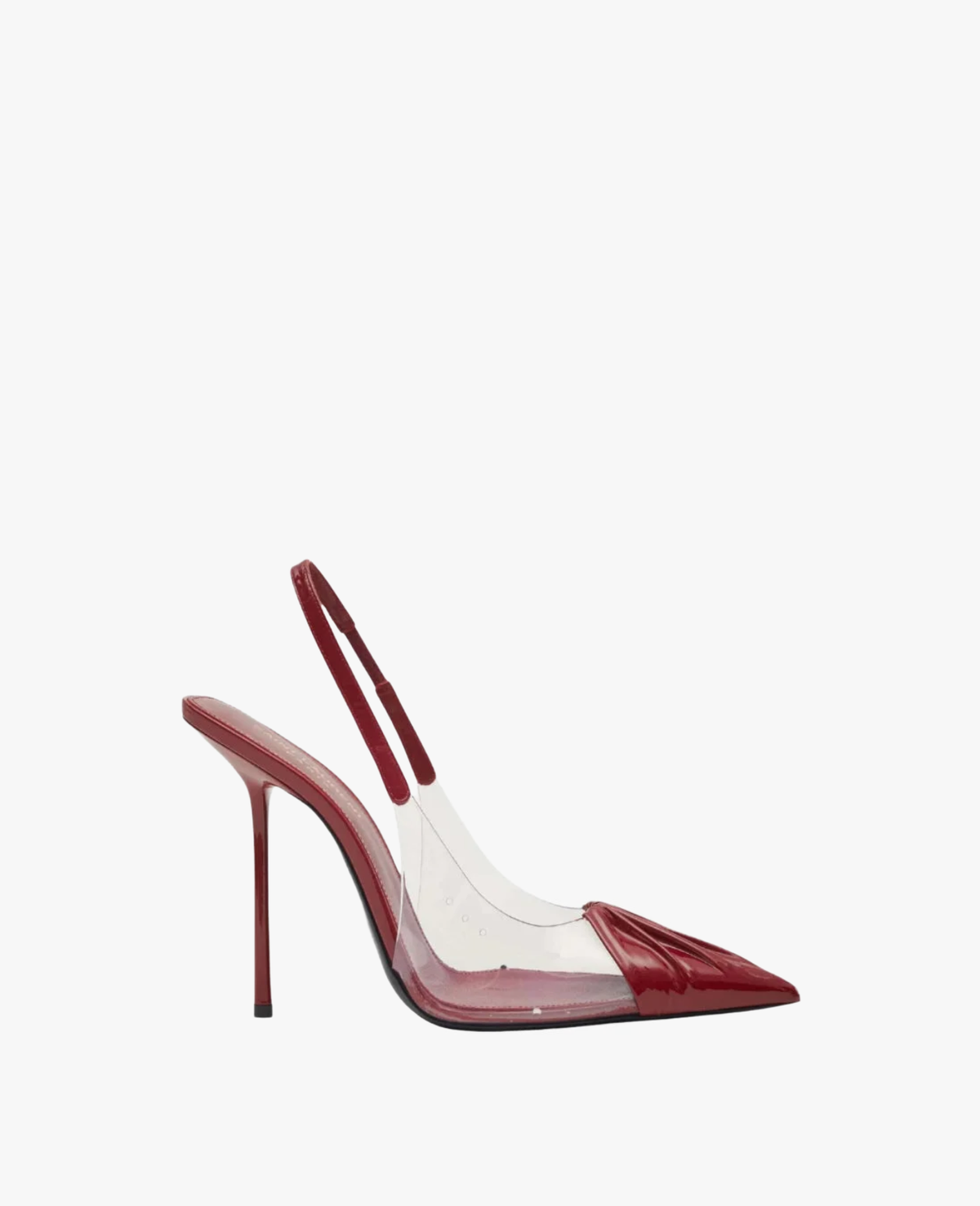 Saint Laurent Red Chica Slingback Pointed Toe Pumps