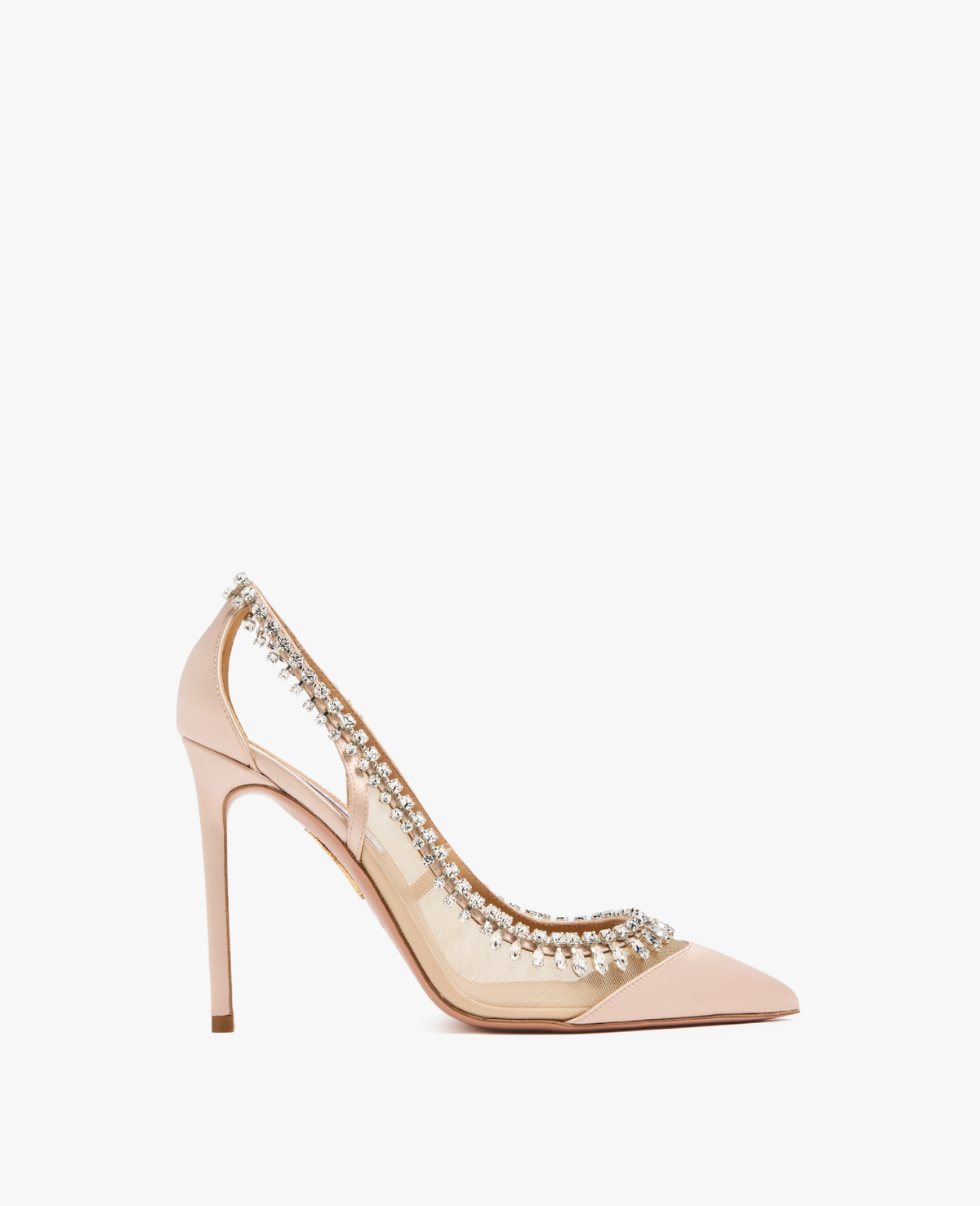 Aquazzura Crystal Crush 105 mm Pink Pumps