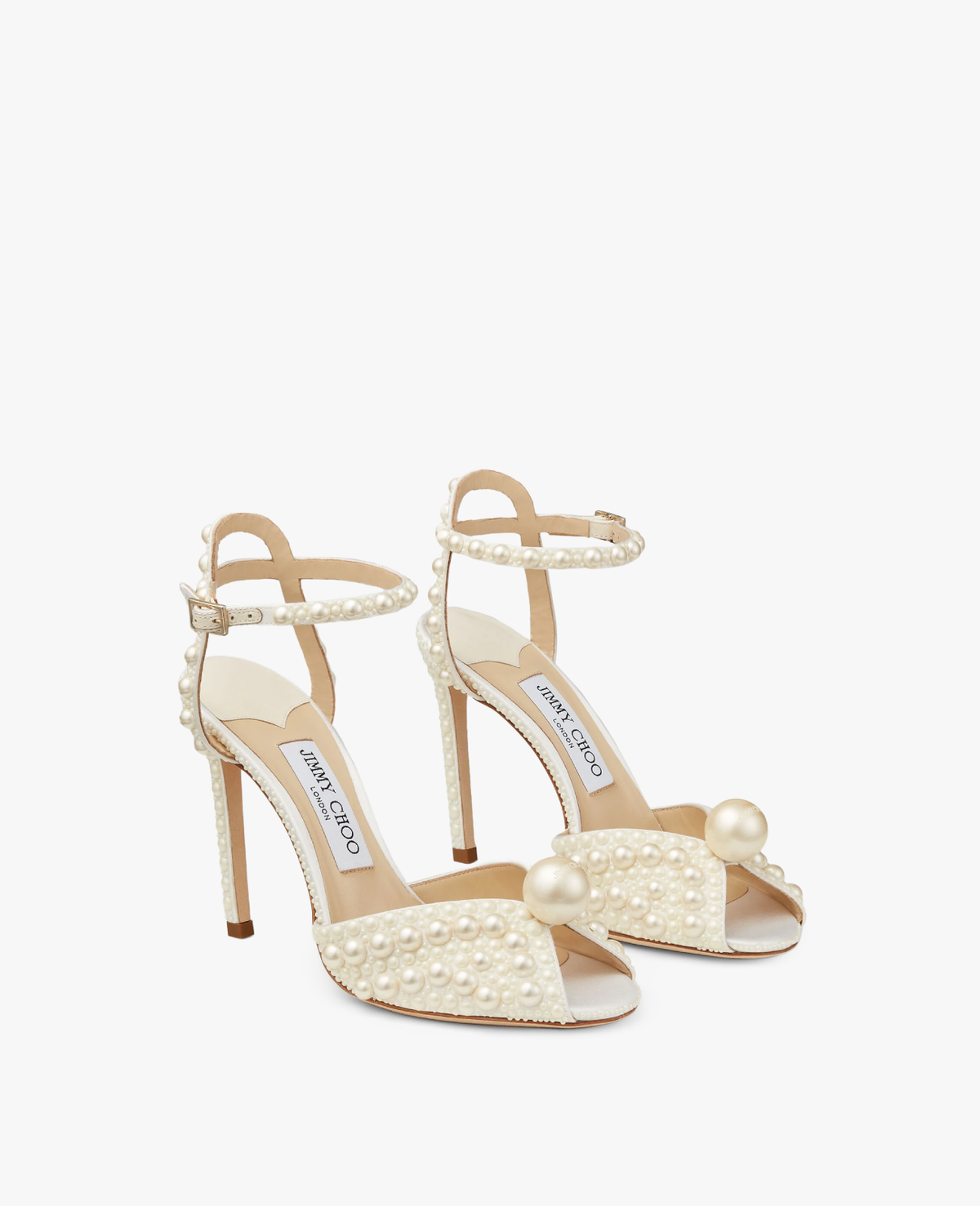 EnvyHeels Jimmy Choo Sacora 85 Bridal White