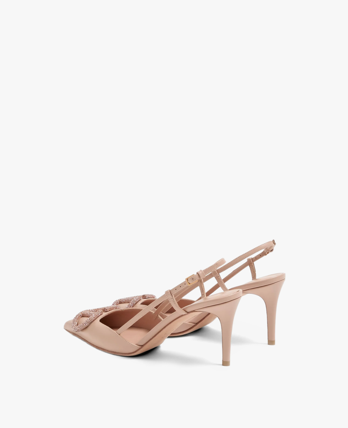 Valentino Garavani VLogo Signature Slingback pumps Beige