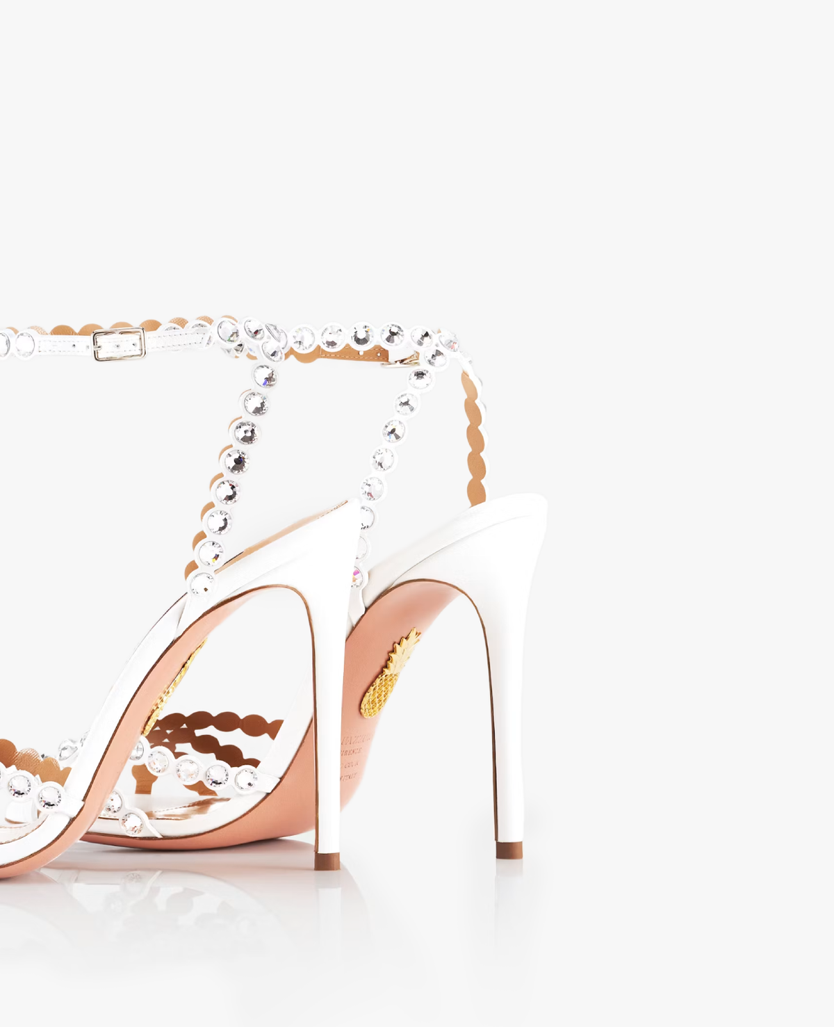 Aquazzura Tequila Sandal 105 mm White