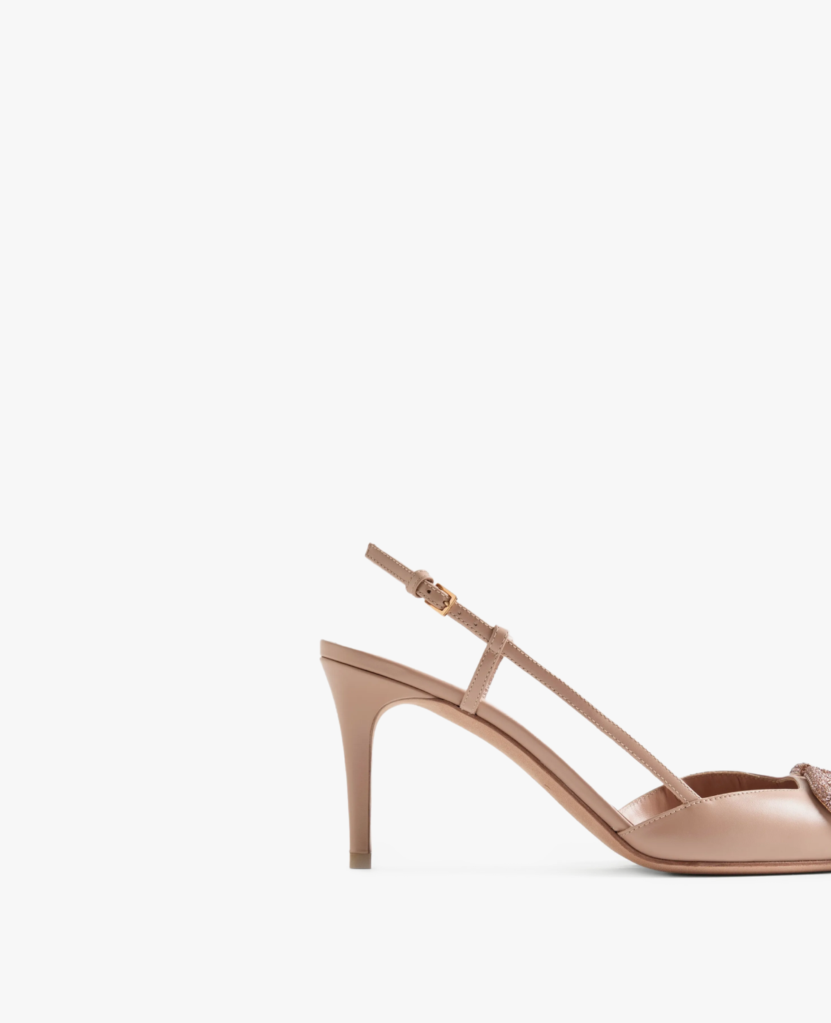 Valentino Garavani VLogo Signature Slingback pumps Beige