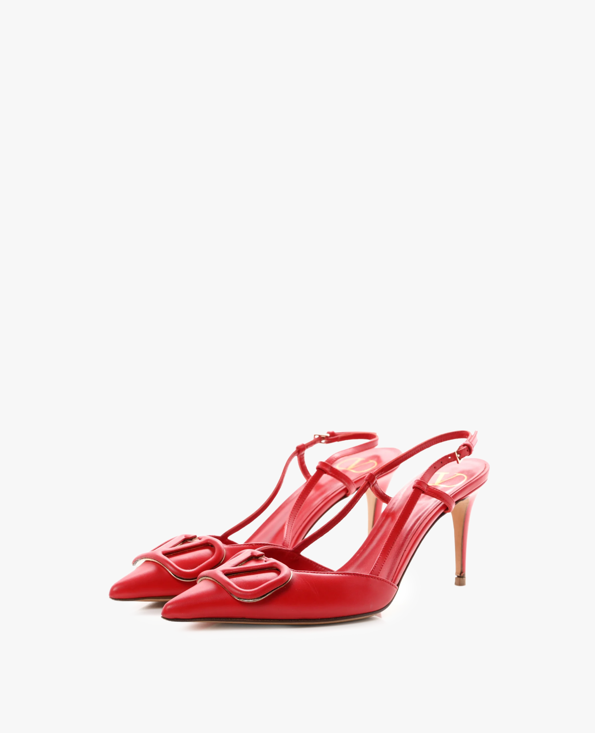 Valentino Vlogo Signature Slingback Red Pump