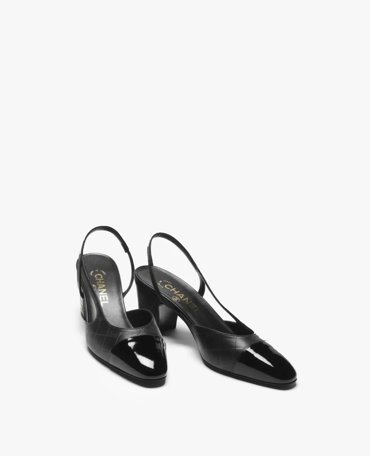 Chanel Black Slingbacks Pumps