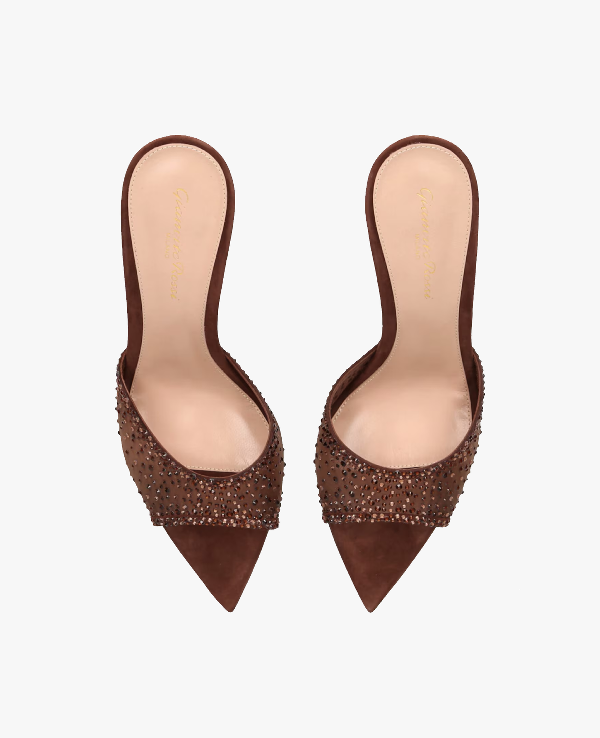 Gianvito Rossi Rania Mule 85 Brown