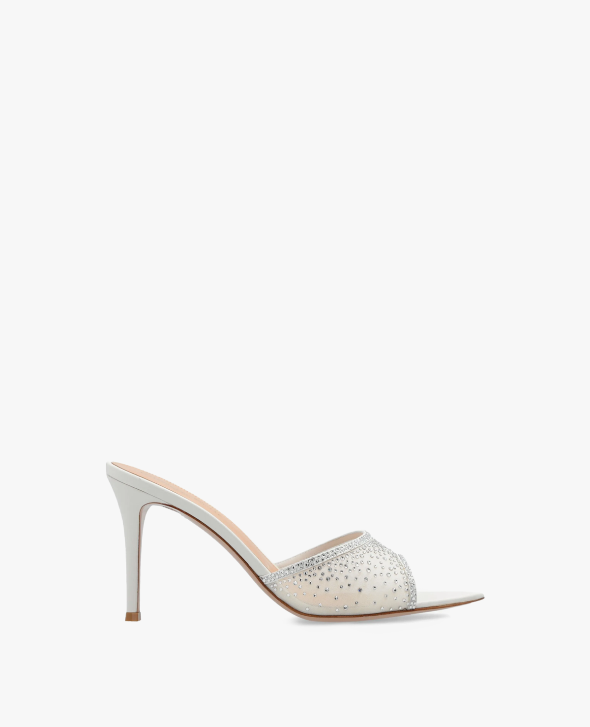 Gianvito Rossi Rania Mule 85 Off White